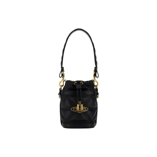 Vivienne Westwood Kitty Orb Plaque Small Bucket Bag