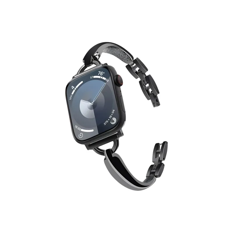 KVZUVUU Apple Compatibility Watch Band 180mm Zinc Alloy Material-3