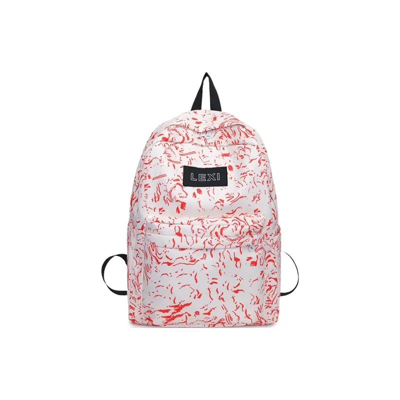 BAODIDAISHU Oxford Backpack Unisex Blue/Black/Pink/Black-10