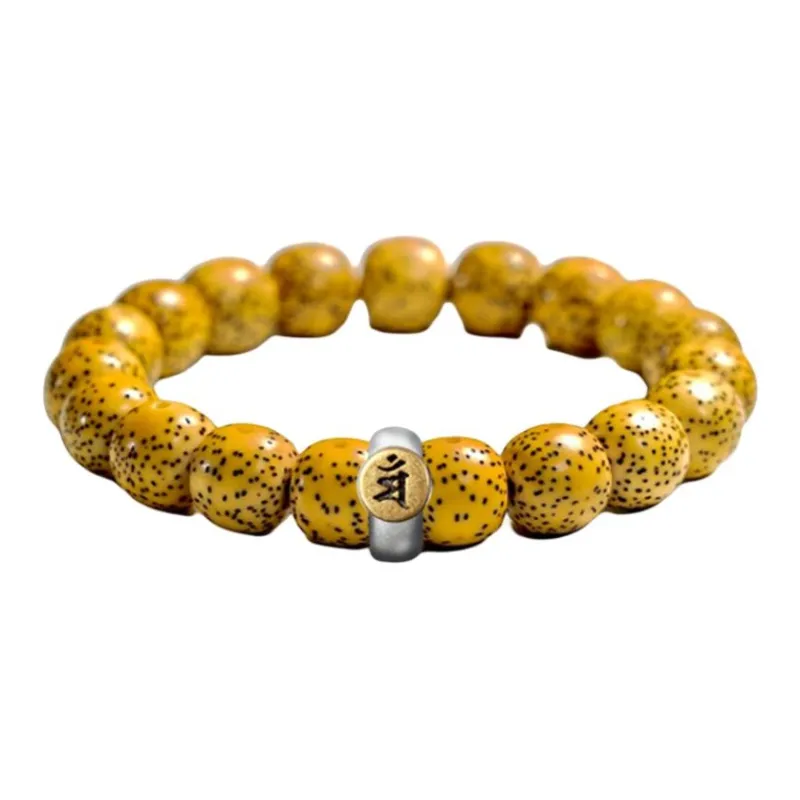 Jinghua Record Star Moon Bodhi Seeds Guardian Deity Beaded Bracelet Unisex-9