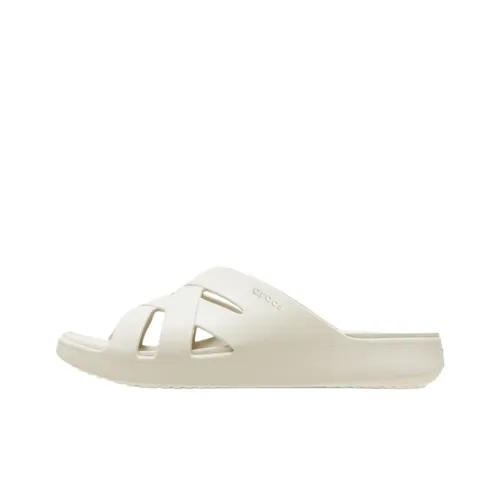 Crocs Abrasion Resistant Slide Slippers Women's Ivory