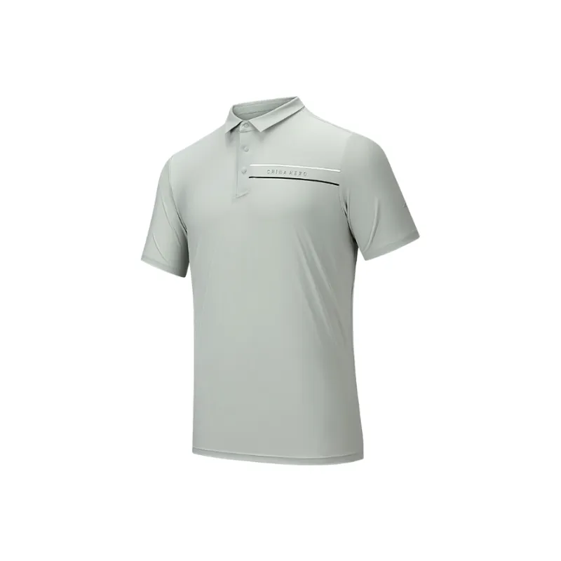 Anta Variety Training Collection Polo Shirt Men's Pale Green-0