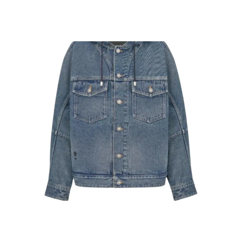 DIOR Denim Jackets Women's Blue-3
