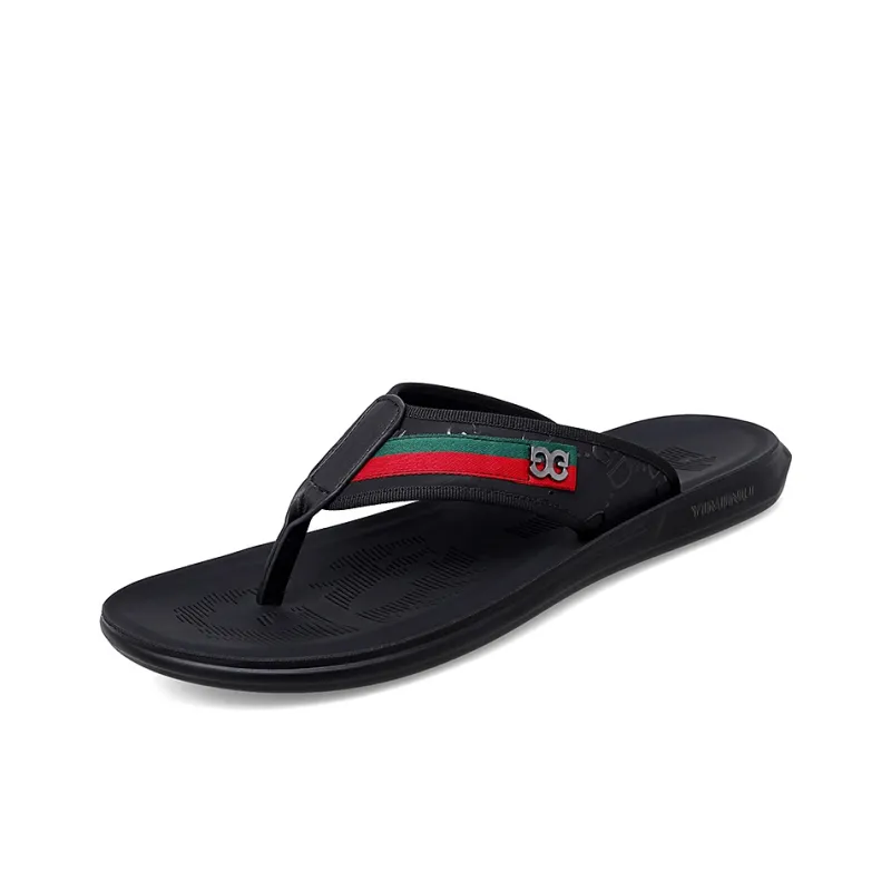 Eminu Rubber Sole Slip Resistant Flip Flops Men's-1