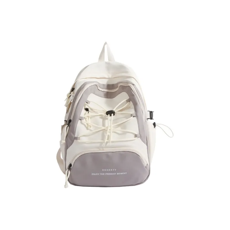 Parker Bear Nylon Fabric Backpack Unisex Multicolor-0