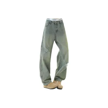 BENGEN Jeans Unisex Vintage Blue