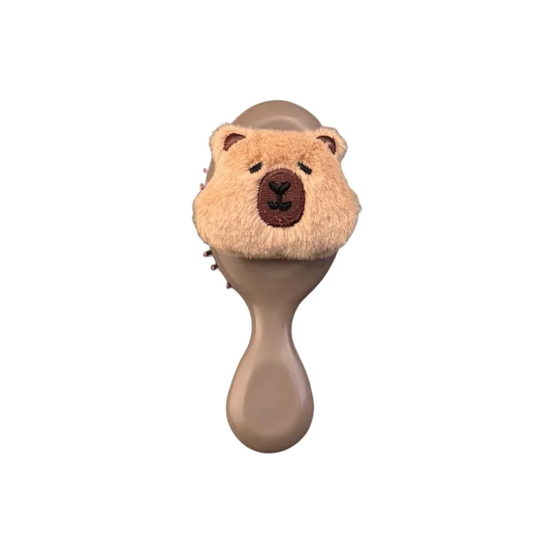 Love Of Wormwood Cartoon Cute Plush Capybara Air Cushion Comb Massage Portable Volumizing-8