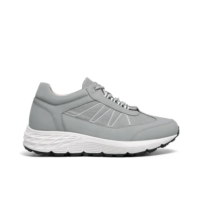 He Jinchang Slip Resistant, Abrasion Resistant, Breathable Low Top Casual Shoes Men's Galaxy Gray-2