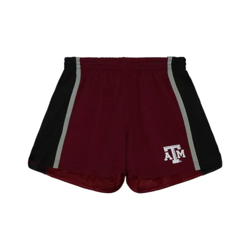 Mitchell & Ness Aggies Casual Shorts Women's Dark Red