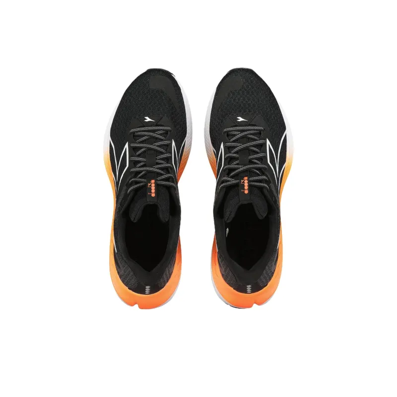 Diadora Anti Slip Wear Resistant Low Top Training Running Shoes Men's Black-3