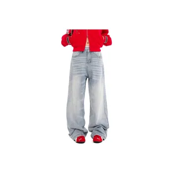 HANDAIWEI Jeans Unisex Blue