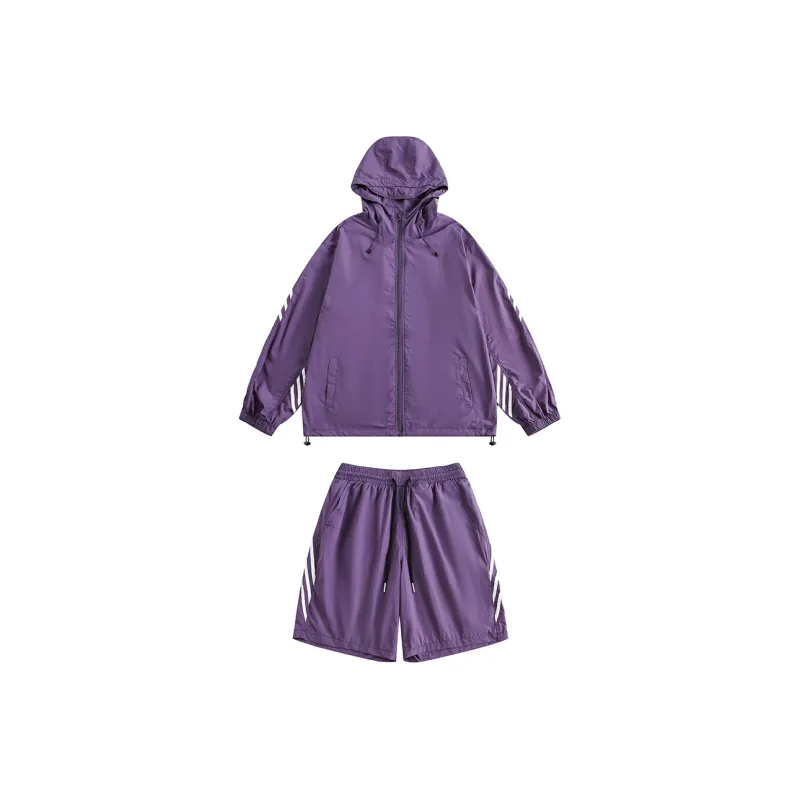 YPL Super Light Breathable Quick Dry UV Protection Sun Protection Clothing Unisex Two Piece Set-0