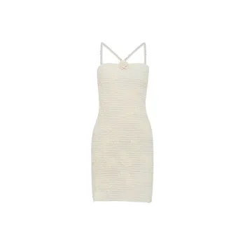 MIMI PLANGE Slip Dresses Women's Beige