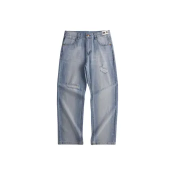 FCB ARCELONA Jeans Unisex Colorful Blue