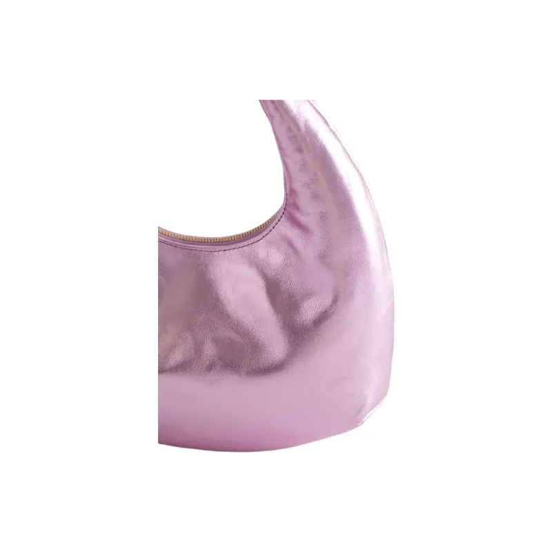 Other Stories Sheepskin Handbag Small Size Women's Lilac-2