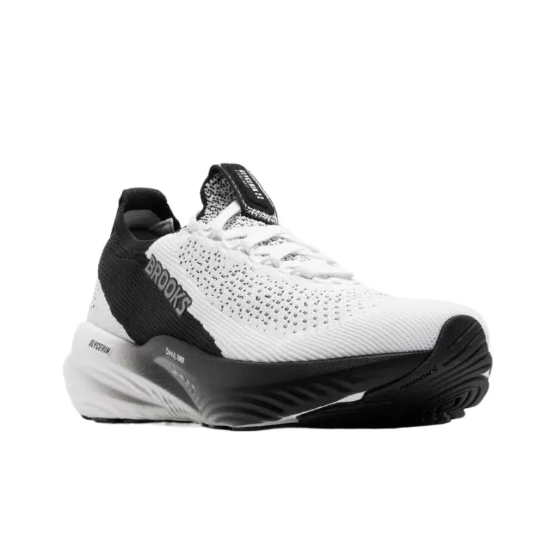 Brooks Glycerin StealthFit 22 Low Top Running Shoes Men's Black Gray-2