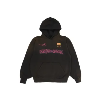 Nike Fc Barcelona X Cactus Jack Spray Logo Hoodie