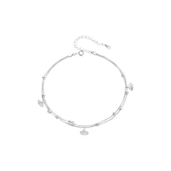 PARAS KORS 925 Sterling Silver Anklets Women's