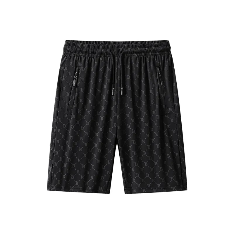 PEIMENG Beach Shorts Men Black-0