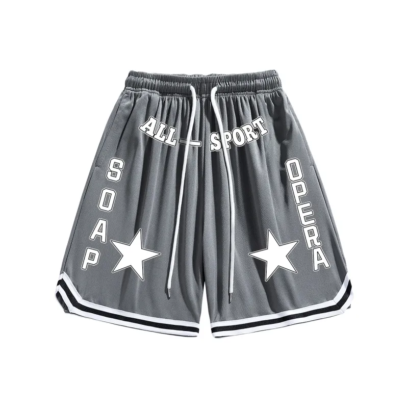 SOAP OPERA Basketball Shorts Unisex-15