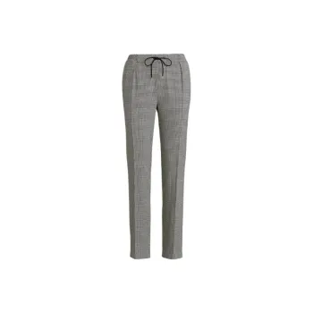 Ralph Lauren Collection FW22 Knitted Sweatpants Women's Black White