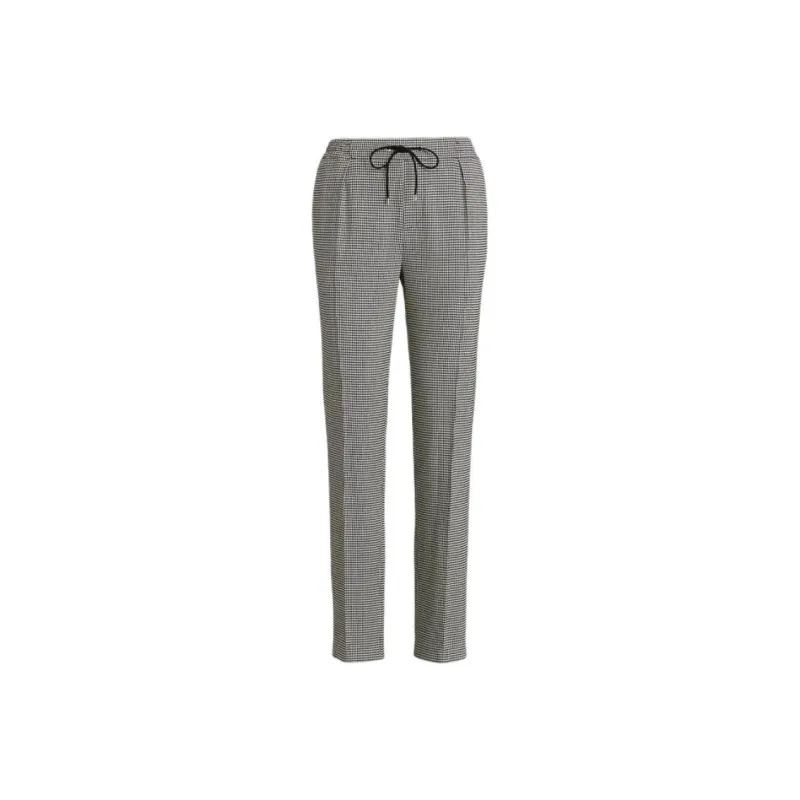 Ralph Lauren Collection FW22 Knitted Sweatpants Women's Black White-0
