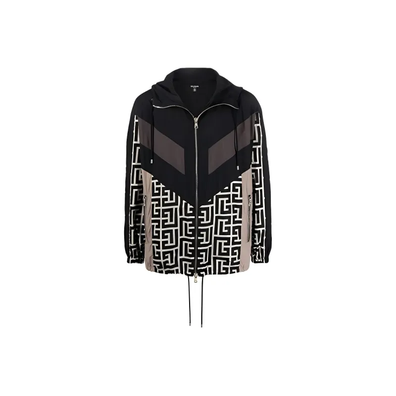 BALMAIN Signature Geometric print Jacket-0