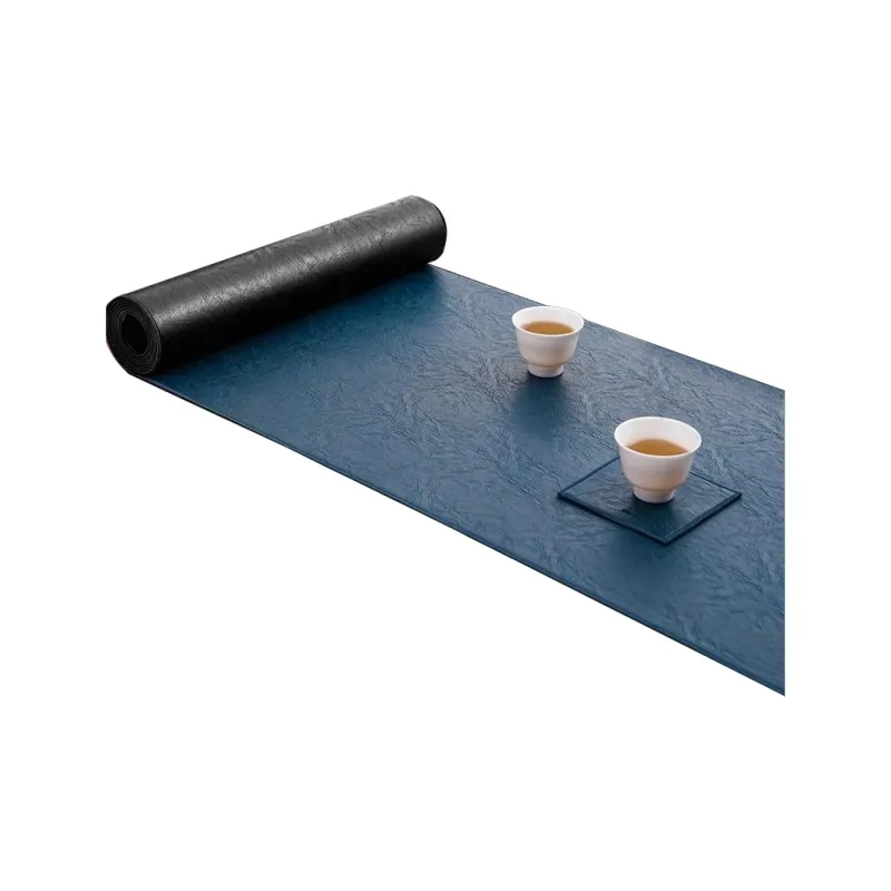 LUOYIJIA Leather Table Runners New Chinese Style Zen Tea Mats Coffee Tables Tea Tables Fabric Long Tea Table Mats-5