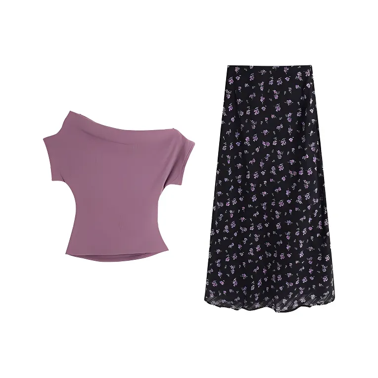 ZUKIZUKI Two Piece Skirt Sets Women's-1