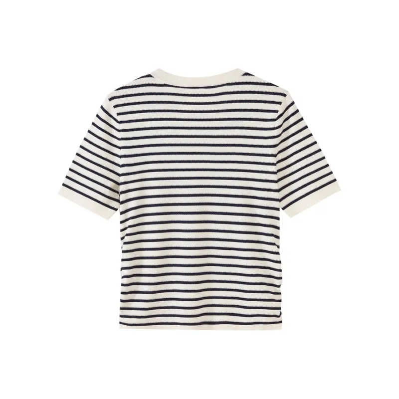 SHUIYUNJIAN Fashion Trend Minimalist Style Summer Top Knitwear Women's-1