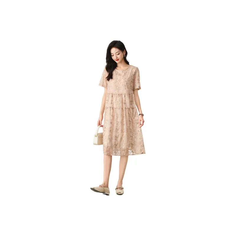 Like The Age Of Water Short Sleeved Dress Women's-0