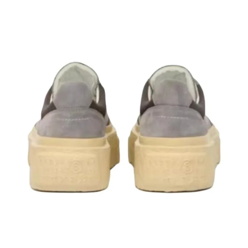 MM6 Maison Margiela Low Top Skateboard Shoes Women's Gray-3
