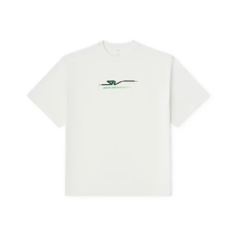 ANTA SNEAKERVERSE T Shirt Unisex Coix Seeds White-0