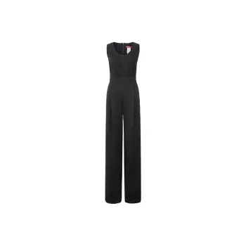 MaxMara Studio Tropea Collection Jumpsuit Women's Black