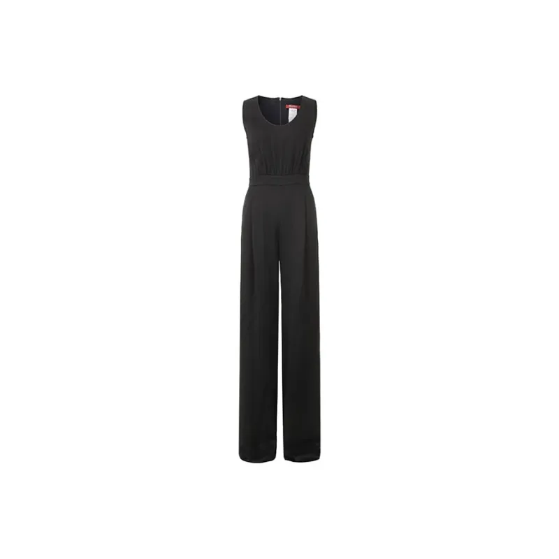 MaxMara Studio Tropea Collection Jumpsuit Women's Black-0