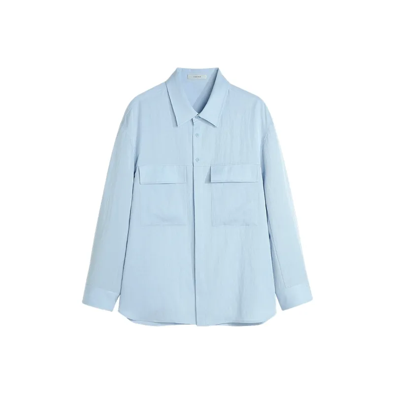 Osens Shirts Men Frost Blue-0
