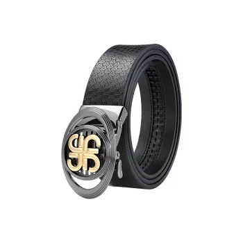 MILLIE'S Cow Split Leather Belts Men's Width 3.4cm