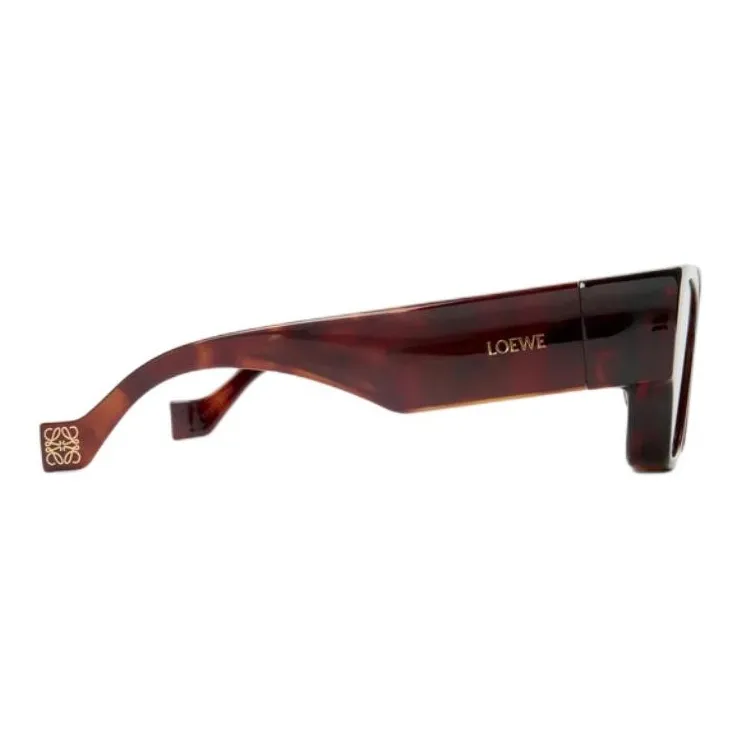 LOEWE Injection Molded Nylon Rectangular Sunglasses Unisex Brown-2