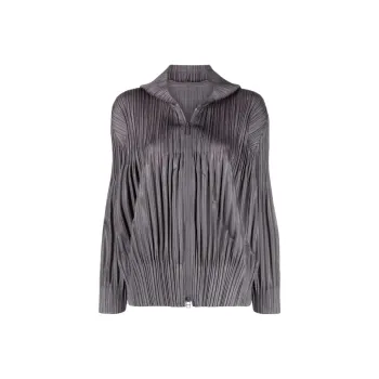 PLEATS PLEASE ISSEY MIYAKE Jackets Women's Gray