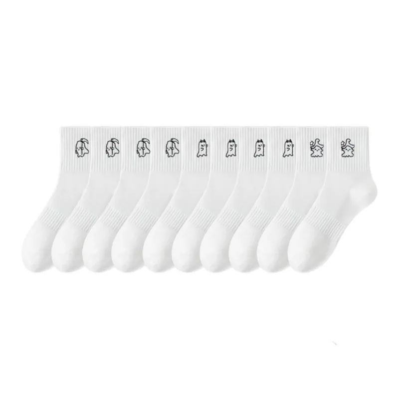 7 SEVFUN Mid Calf Socks Women's Combo Set-40