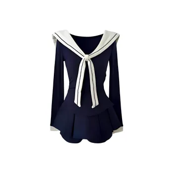 Mu Xiao Xin Two Piece Skirt Sets Women's