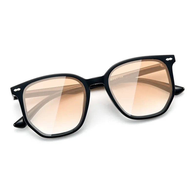 ENFANTIN TR/Memory Plastic Irregular Shape Sunglasses Unisex-1
