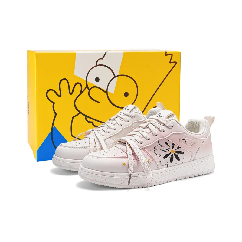The Simpsons Anti Slip Wear Resistant Low Top Skateboard Shoes Unisex-30