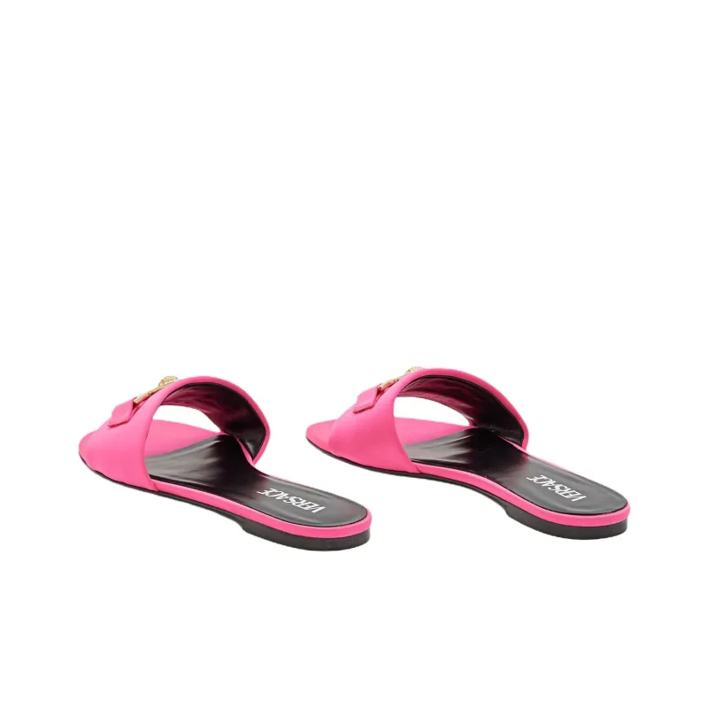 VERSACE Slide Slippers Women's Fuchsia-3