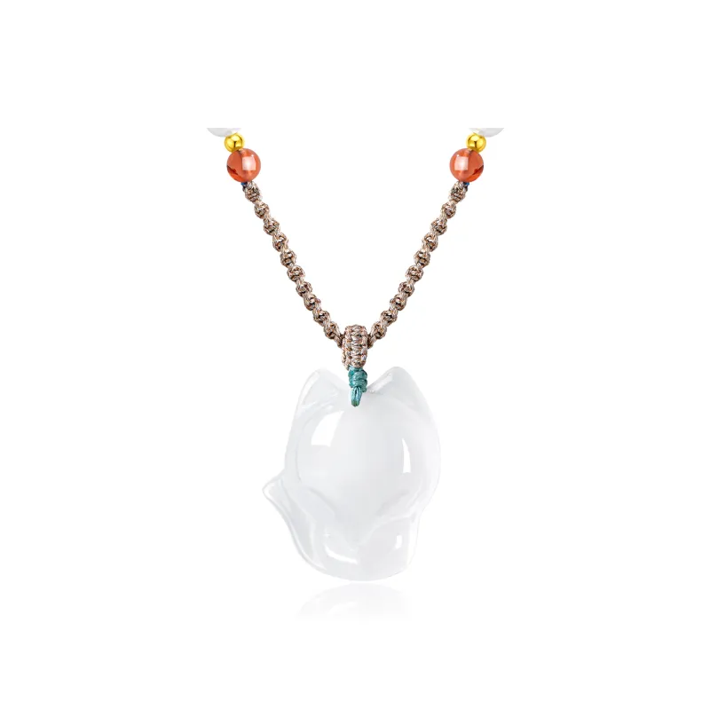 Huaying Chalcedony Necklaces Women's-0