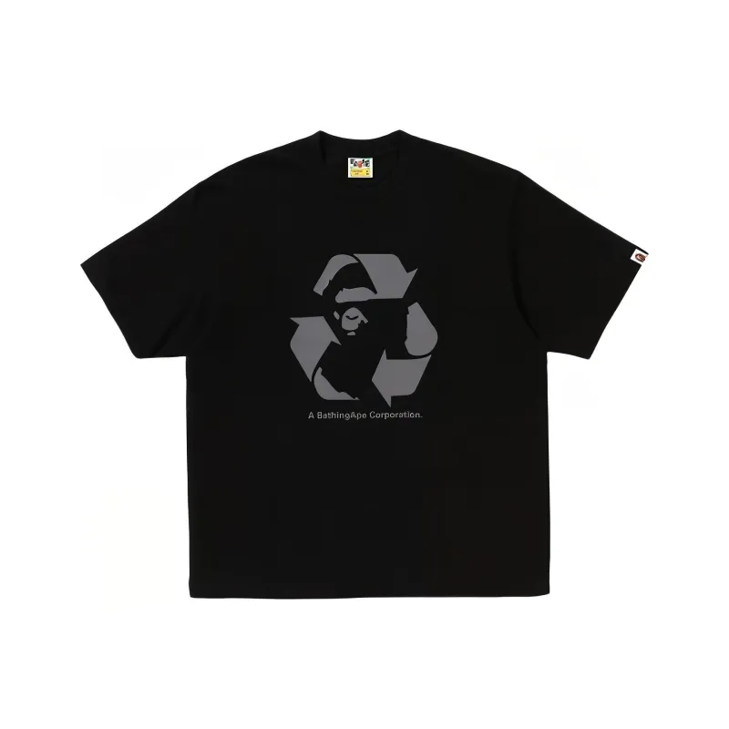 A BATHING APE Recycle Motif Relaxed Fit Tee-2