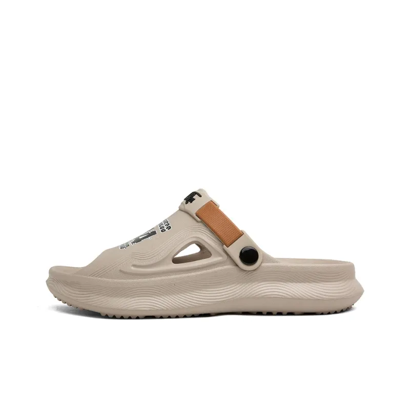 GERTOP Beach Sandals Men Black Orange, White Green, Khaki-0