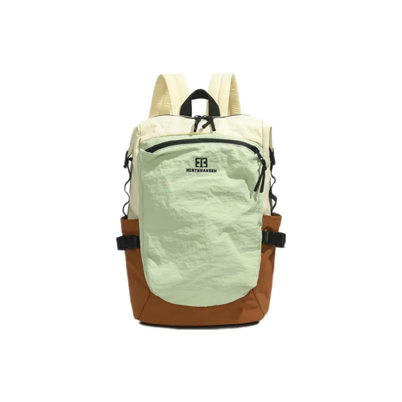 DALO Nylon Backpack Unisex Green/Khaki/Gray-0