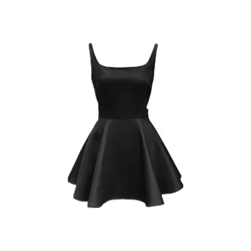 MA JOURNEE Slip Dresses Women's Black-1
