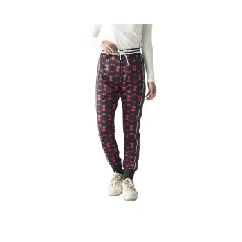 Kappa Knitted Sweatpants Women's Red Black